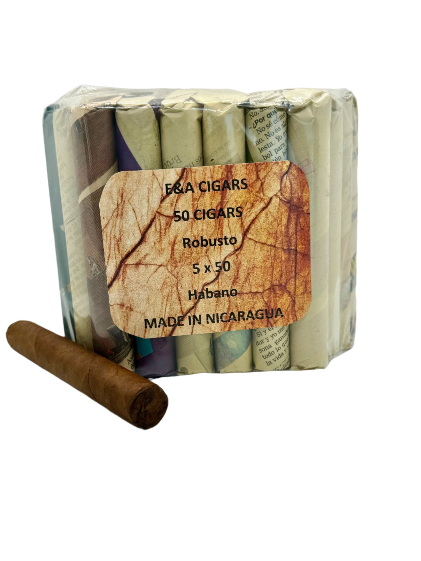 Robusto 5x50 Premium Newspaper