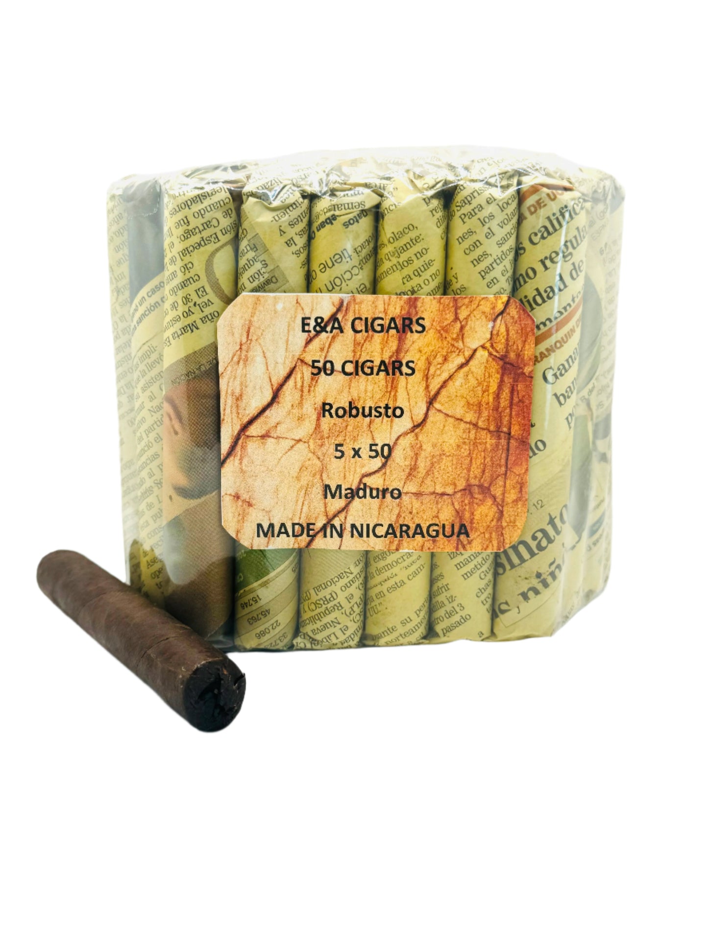 Robusto 5x50 Premium Newspaper